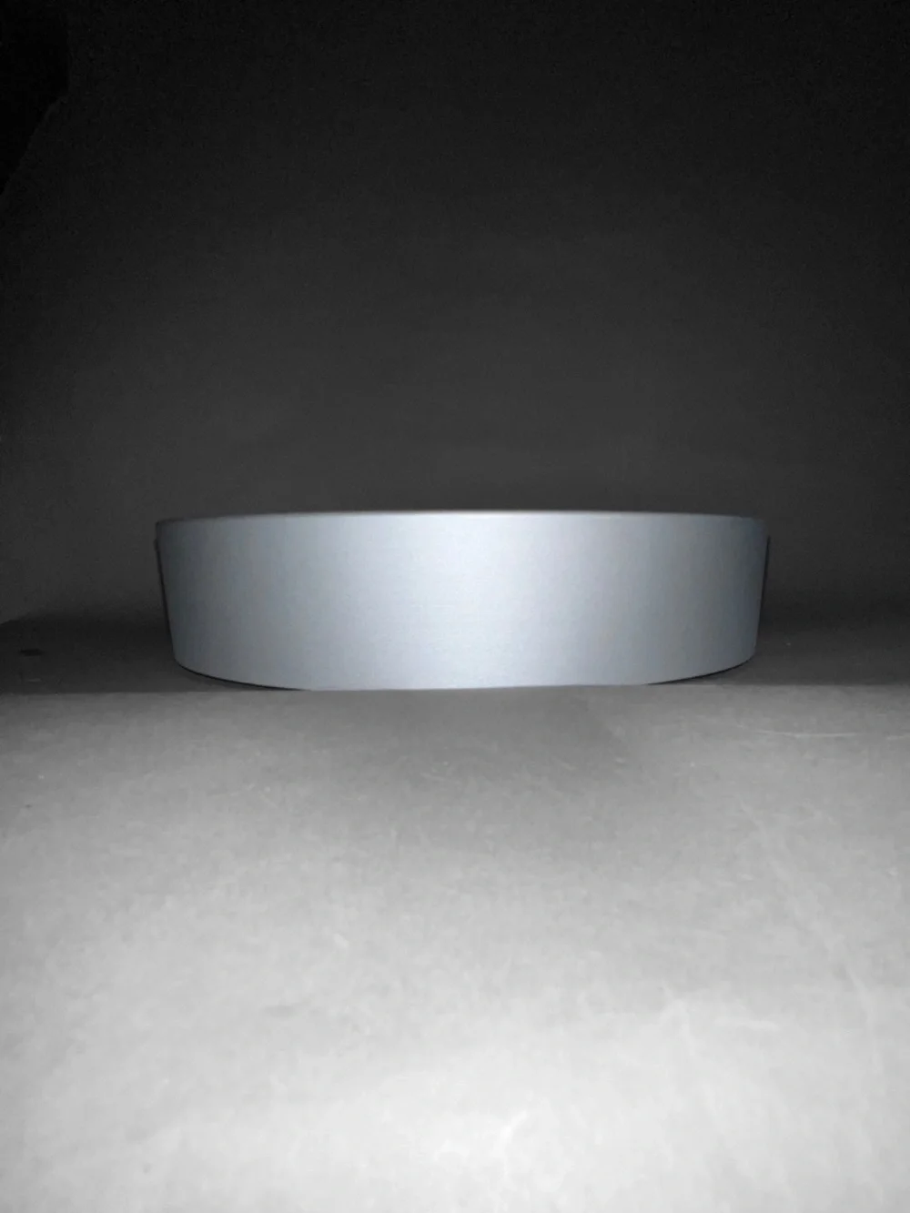 Ikea Matte Silver Round Wall Clock